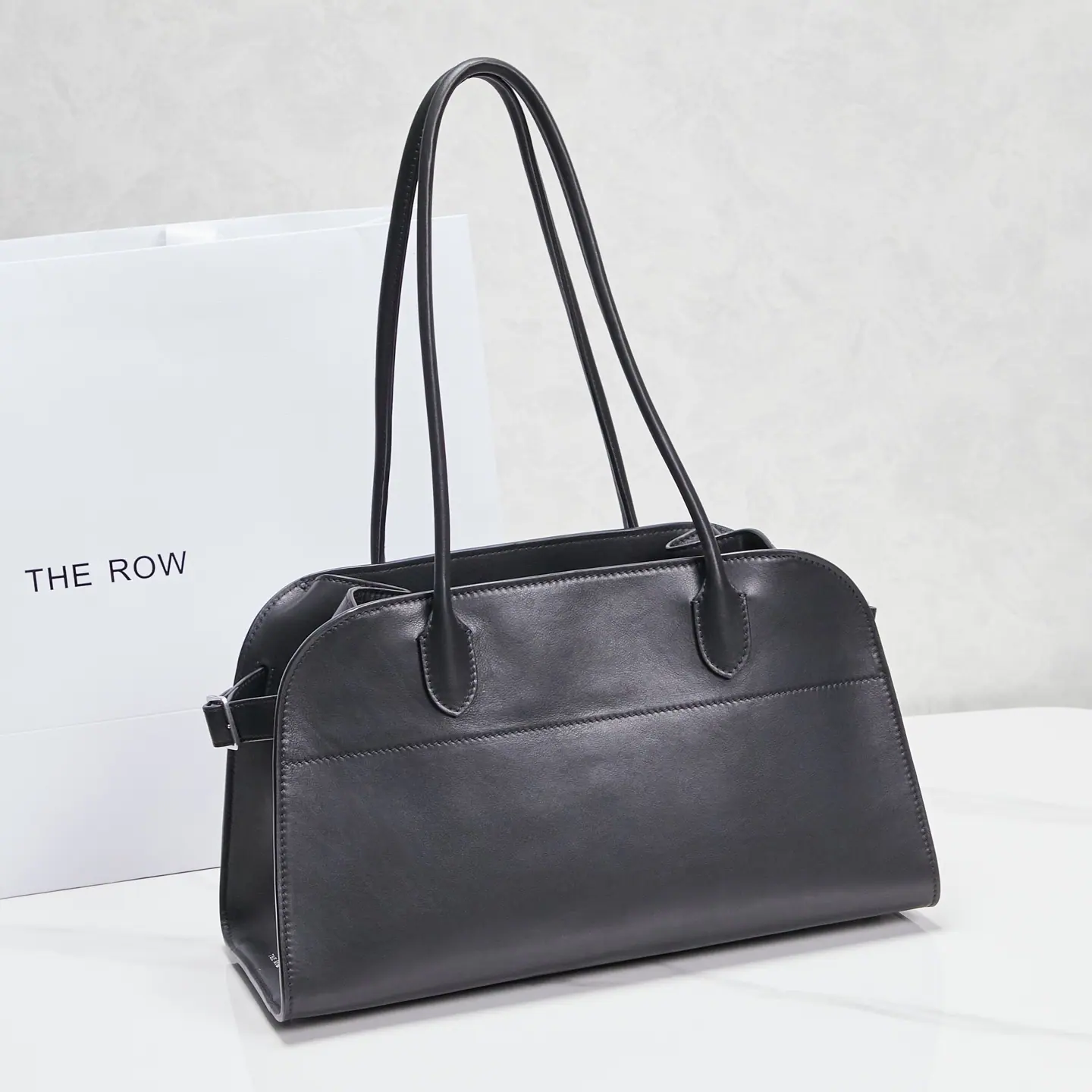 THE ROW Margaux EW 单肩包 12 皮革包 38x18x23cm